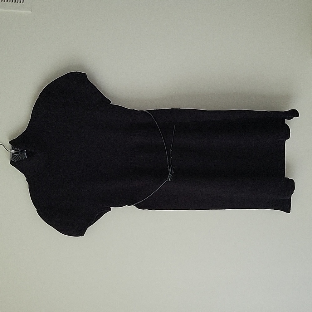 INC International Concepts Empire Waist Black Turtleneck Sweater Dress- β¦